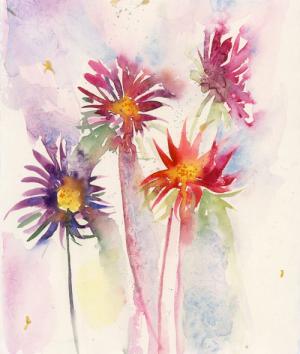 Dancing Dahlias
