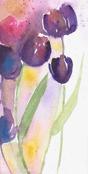 black tulips