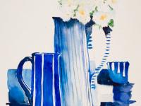 Blue and White Blue and White