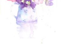Sweetpeas in spotty jug