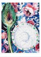 Artichoke and Roses 
